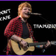 Ed Sheeran traduzione