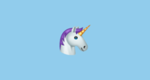 emoji unicorno